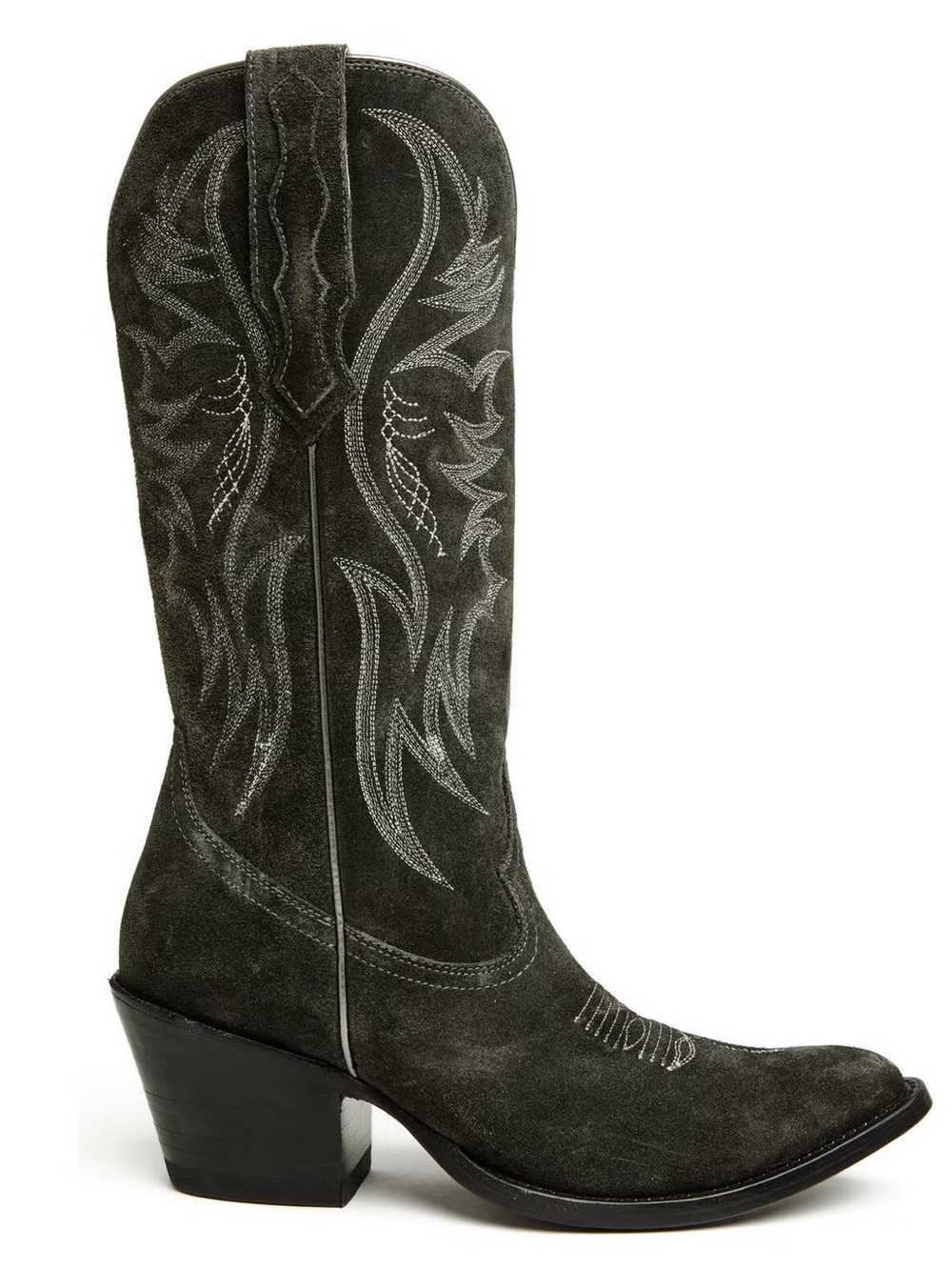 Suede Western Knee Boot